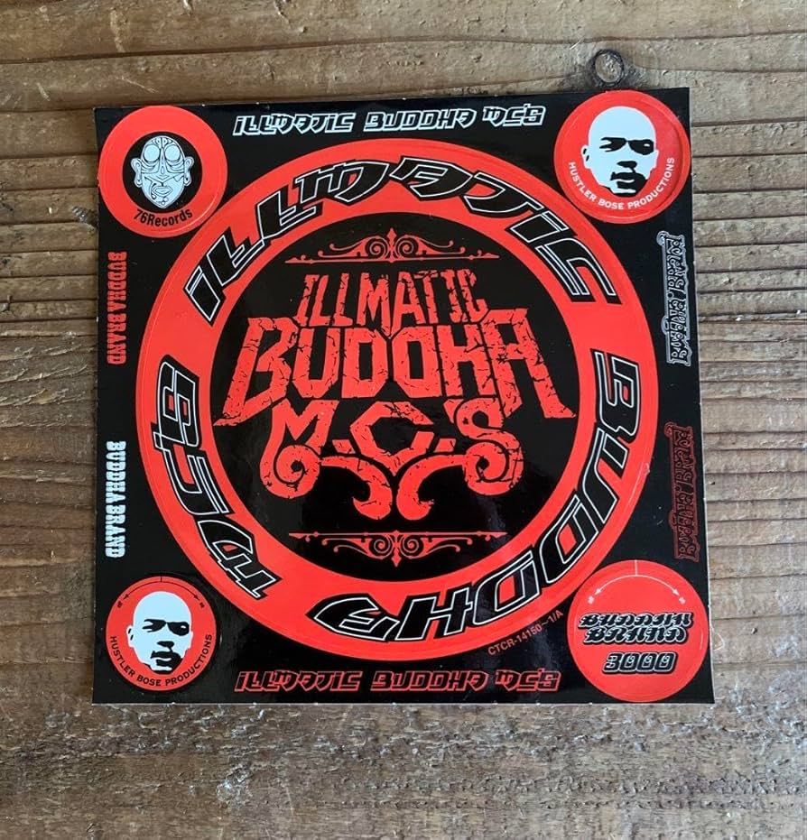 ステッカー2枚セット / Buddha Brand ブッダブランド ステッカー2枚+ショッパー1枚のセット / Buddha Brand Dev Large